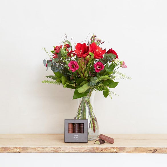 Den moderne julehilsen med CHO CHO marcipanbrød